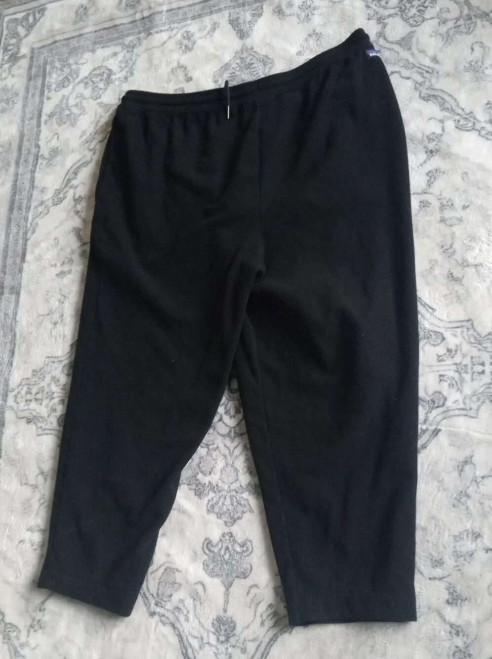 Patagonia Black Elastic-Waist Fleece Sweatpants Pants